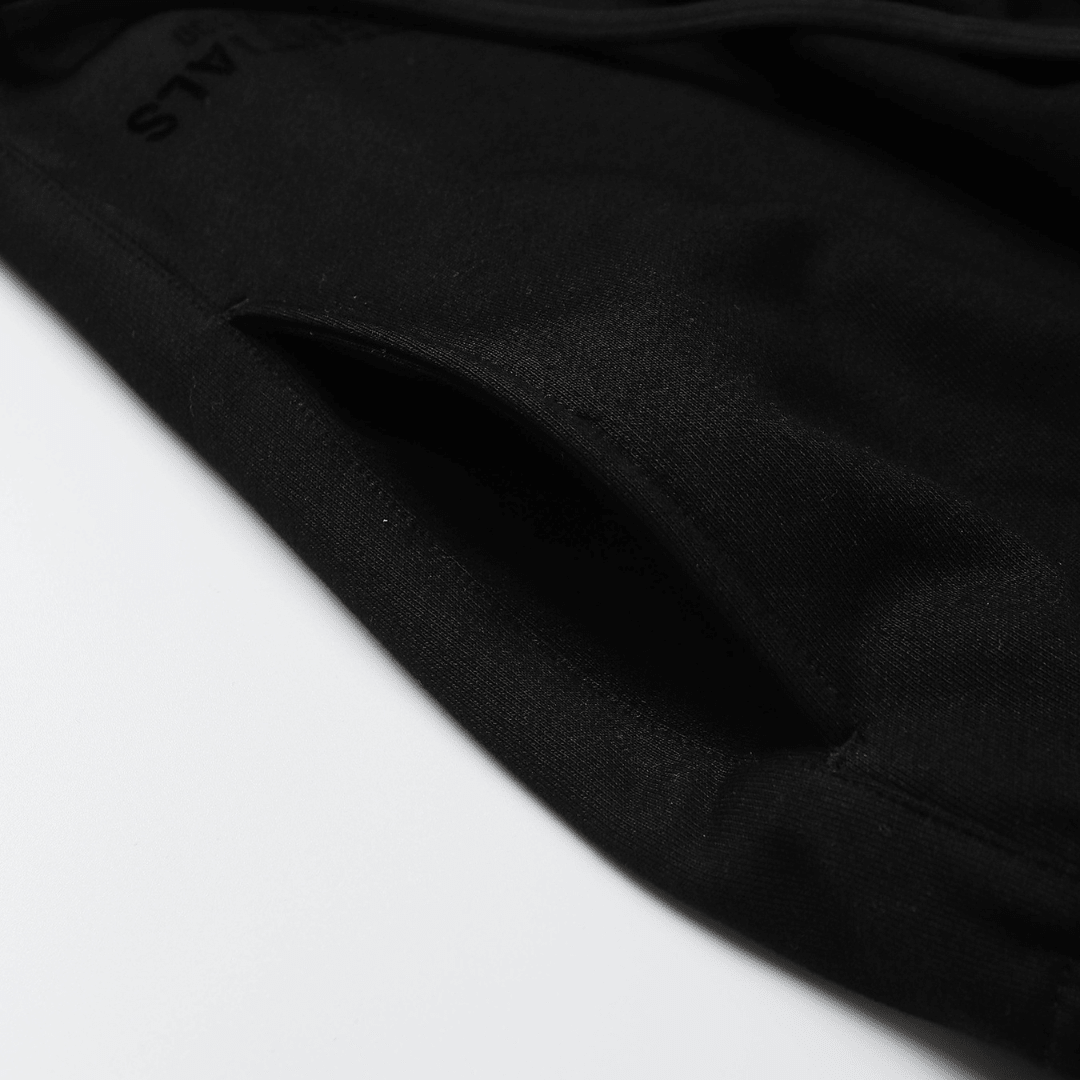 Essentials Relaxed Black Tracksuit