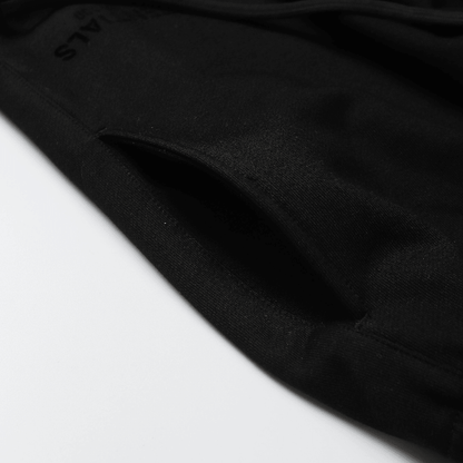 Essentials Relaxed Black Tracksuit