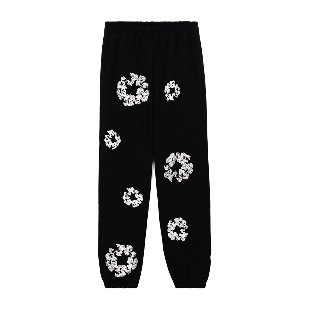 Denim Trs Diamonds Black Pants