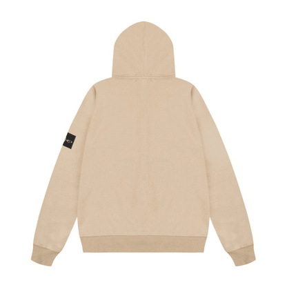Stone Monogram Zip Hoodie