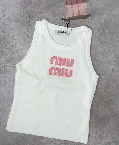 PINK LETTERS TANK TOP