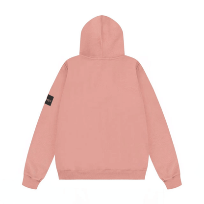 Stone Monogram Zip Hoodie