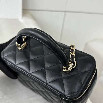 PINK BOX VANITY BAG- MIT SPIEGEL