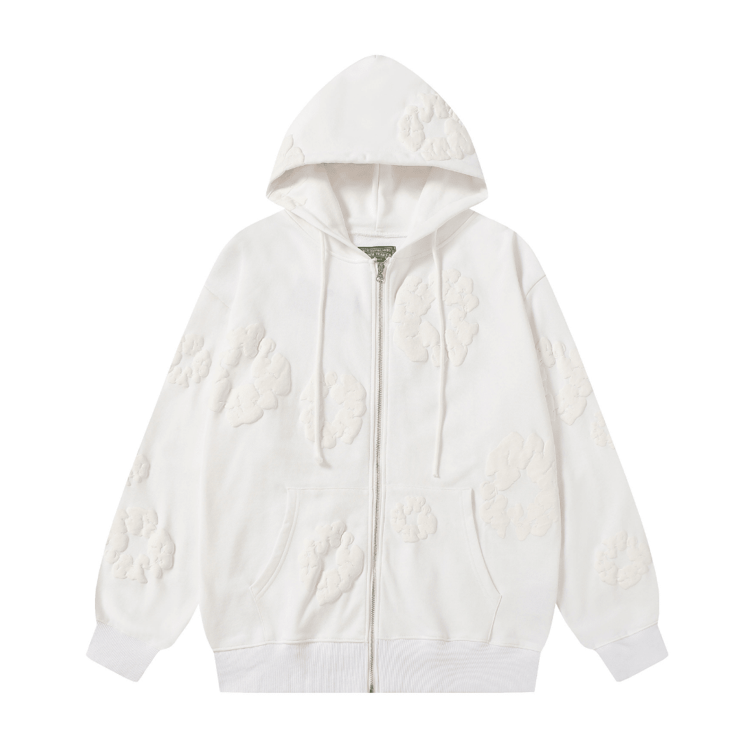 Denim Trs Zip Hoodie