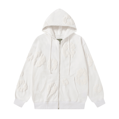 Denim Trs Zip Hoodie
