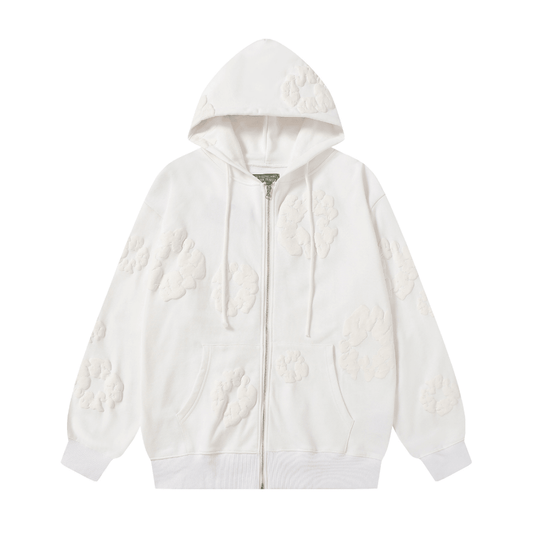 Denim Trs Zip Hoodie