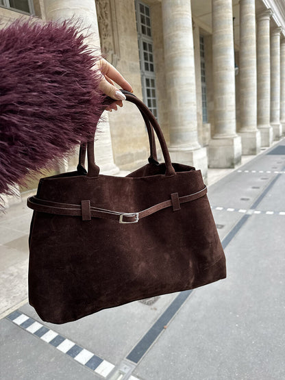 "Selena" Wildleder Handtasche