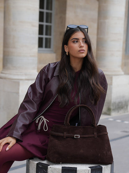 "Selena" Wildleder Handtasche