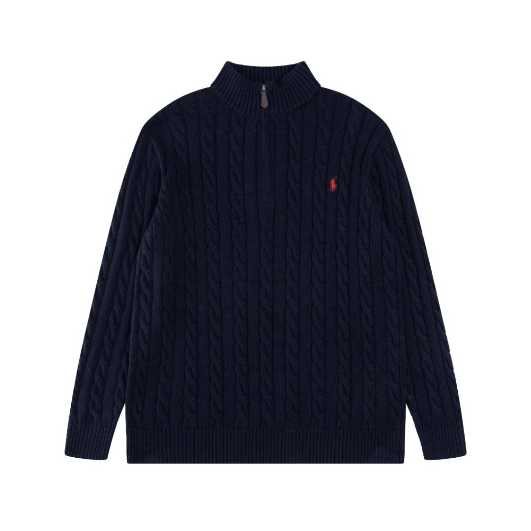 Polo Half Zip Sweater