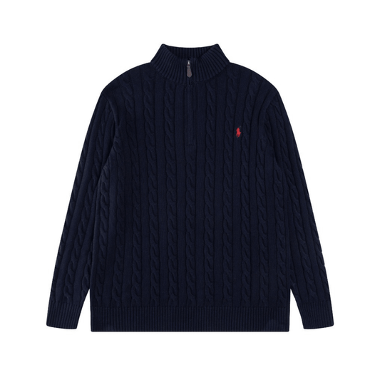 Polo Half Zip Sweater