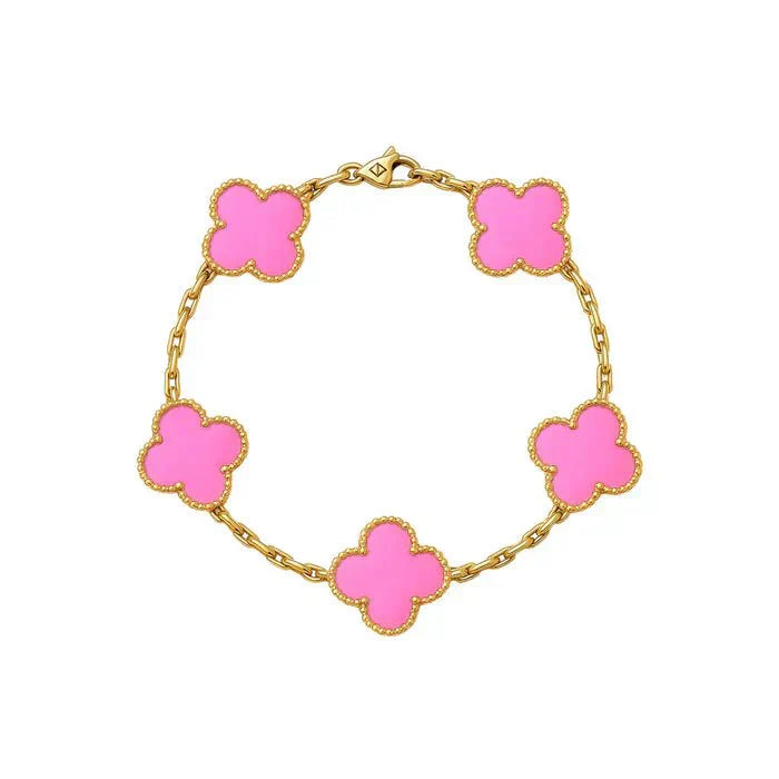 Cleef' Clover Bracelet - Mulitcolour