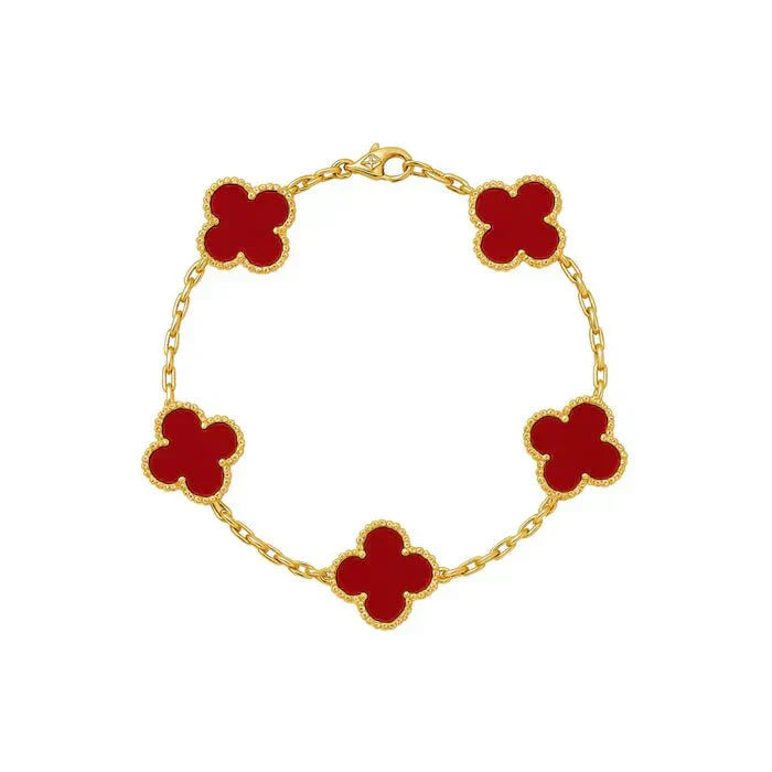Cleef' Clover Bracelet - Mulitcolour