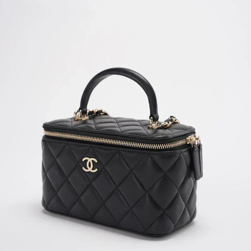 TOP HANDLE VANITY BAG - PREMIUM QUALITY