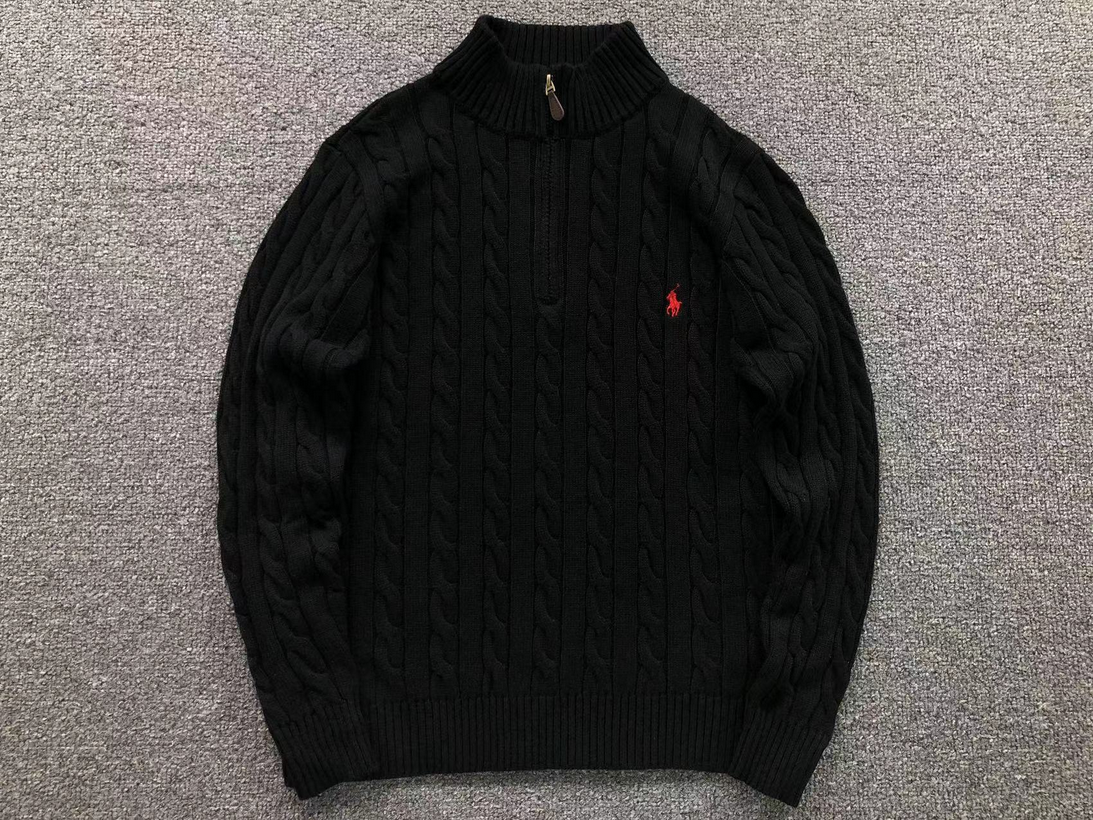RL KNIT POLO SWEATER