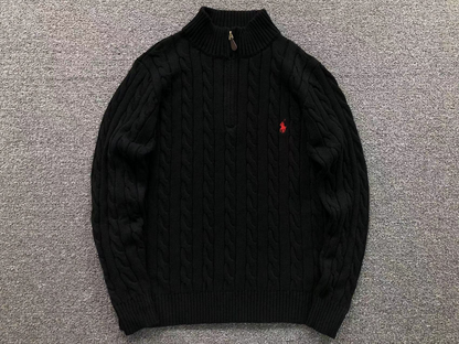 RL KNIT POLO SWEATER