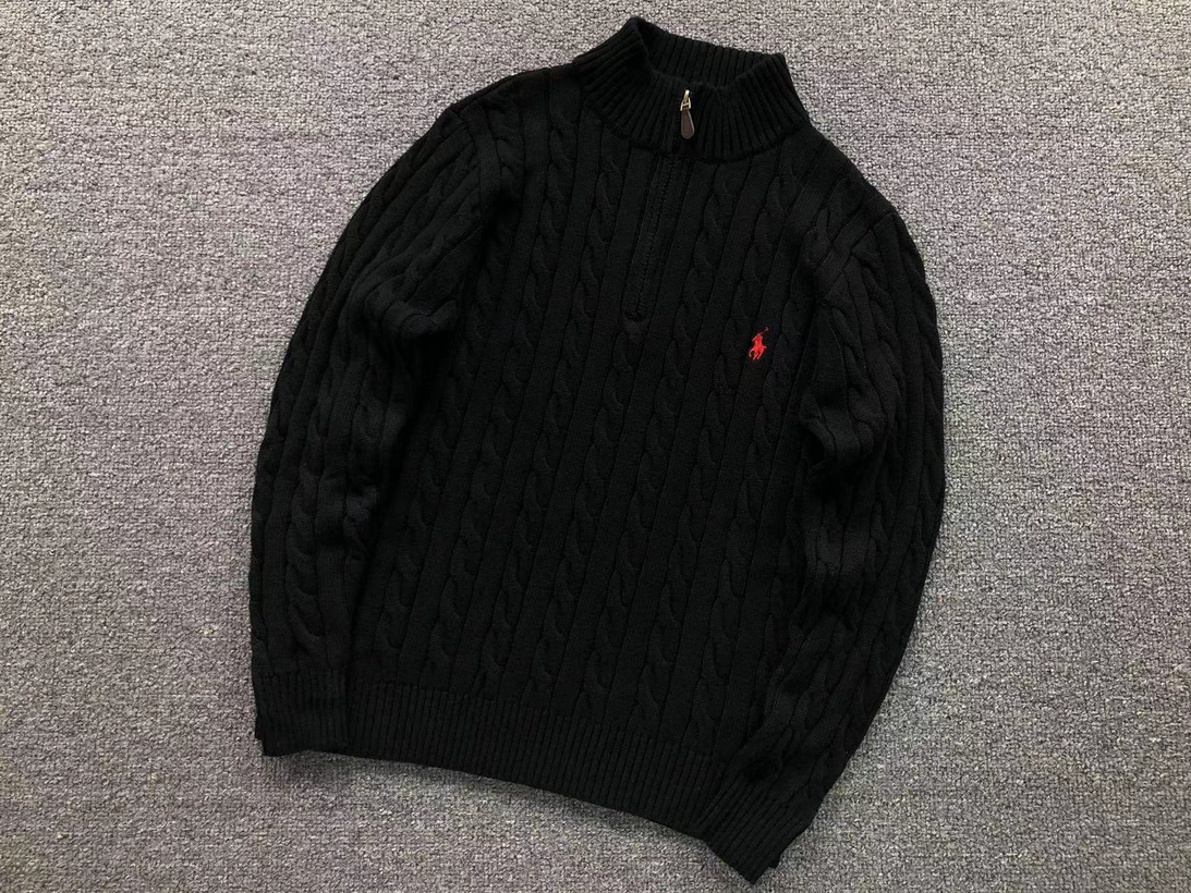 RL KNIT POLO SWEATER