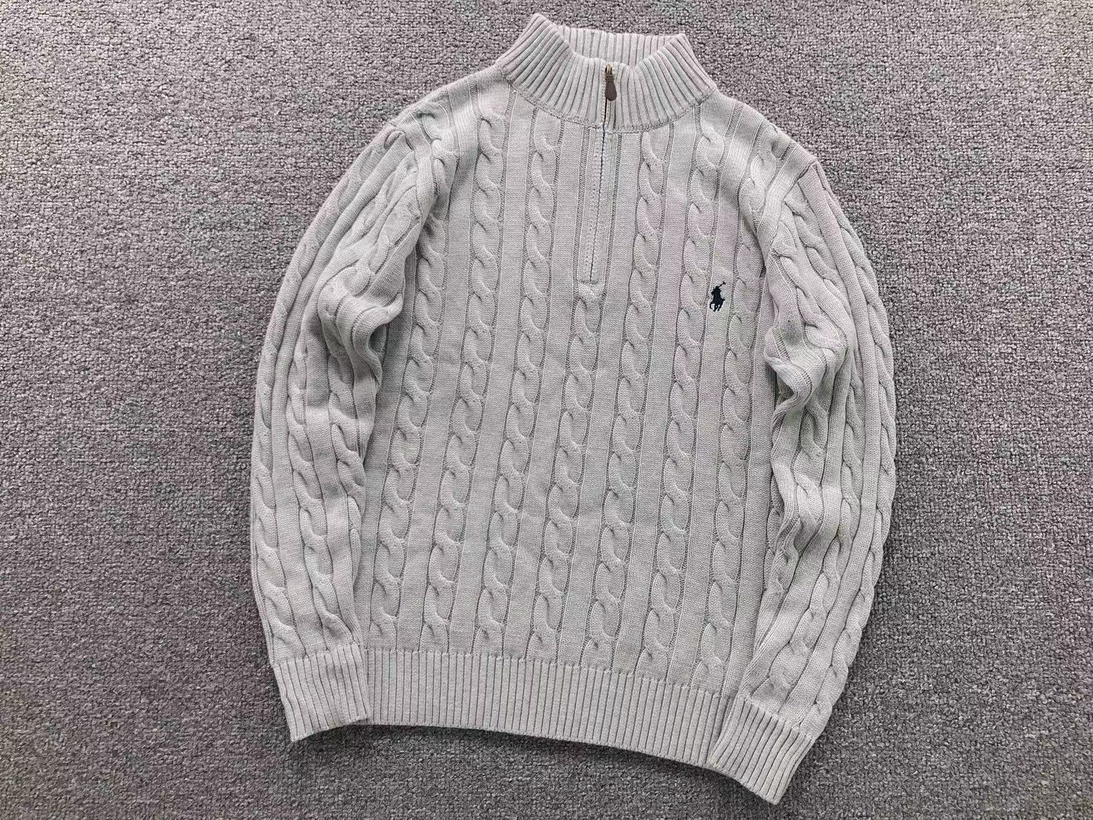 RL KNIT POLO SWEATER
