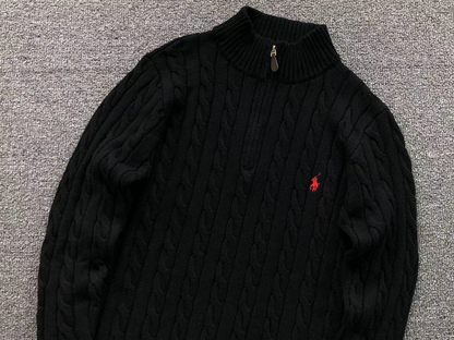 RL KNIT POLO SWEATER