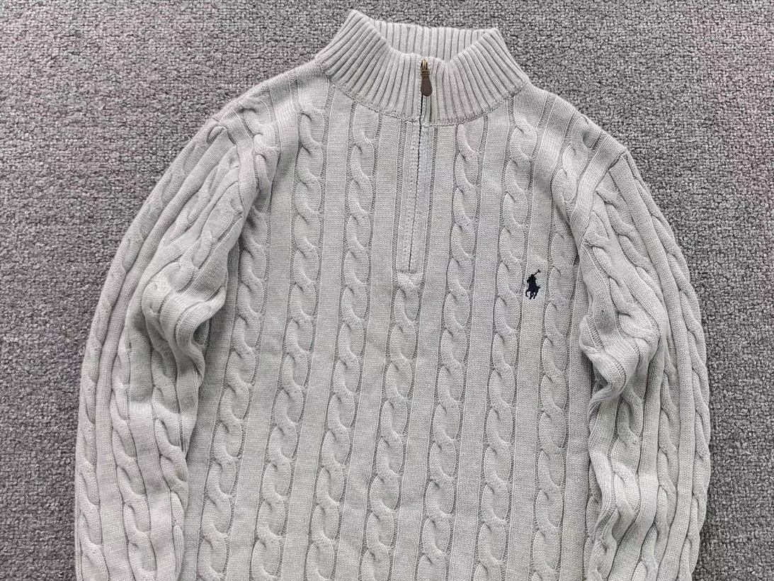 RL KNIT POLO SWEATER