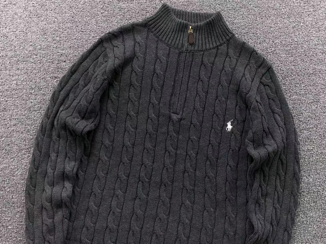 RL KNIT POLO SWEATER