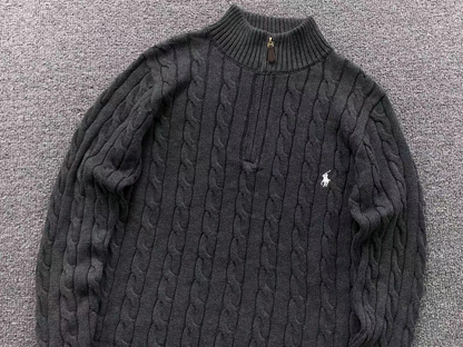 RL KNIT POLO SWEATER
