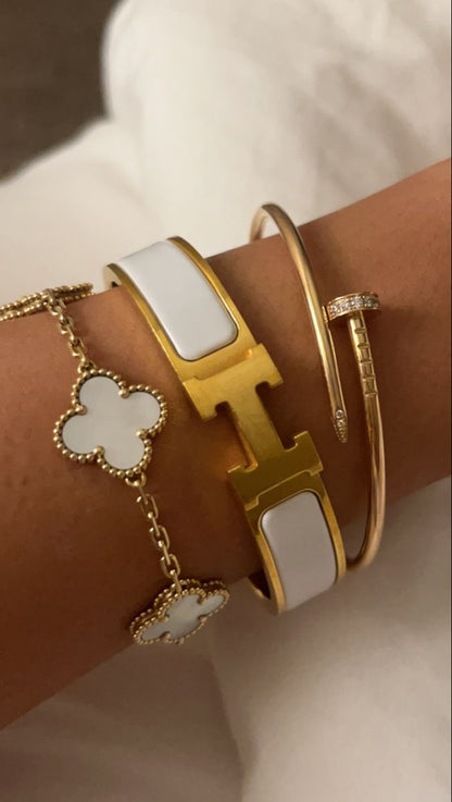 Weißes Helen Armband