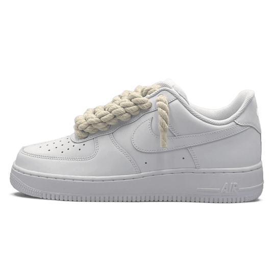 AF1 White - Beige Rope Laces